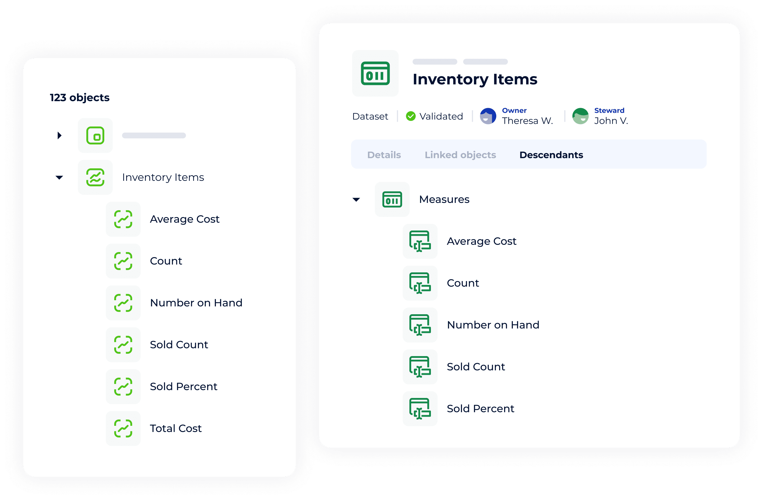 Together, DataGalaxy’s Data Knowledge Catalog and Snowflake help easily import your existing data sets to receive intuitive insights with our powerful, all-in-one data management platform Logo